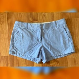 J Crew women’s light blue shorts
